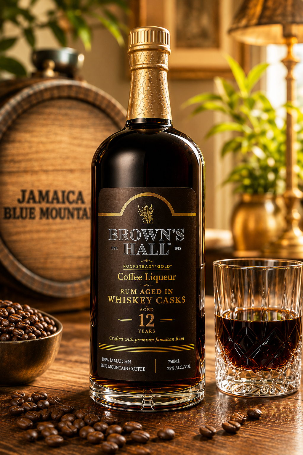 Brown’s Hall Whiskey-Aged Coffee Liqueur
